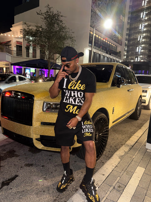 I Like Who Likes Me - Black / Yellow (unisex)