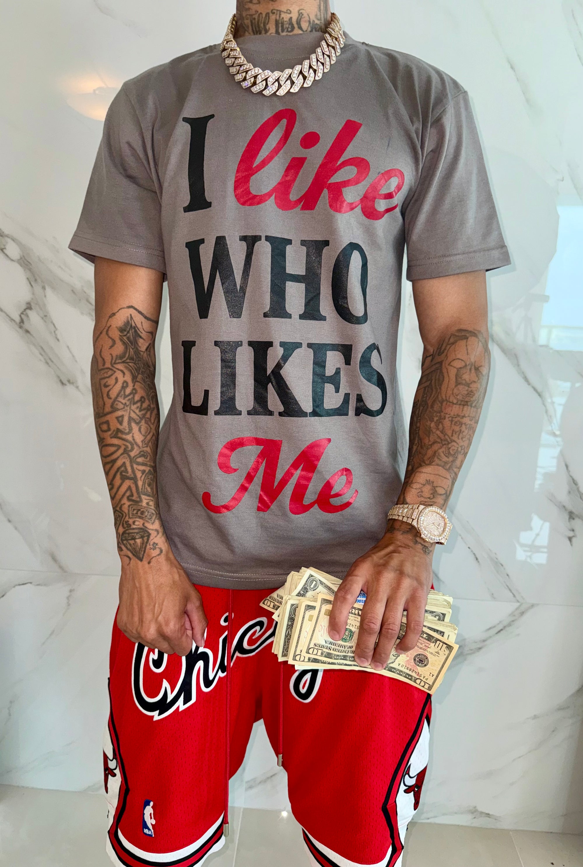 I Like Who Likes Me - Grey (unisex)